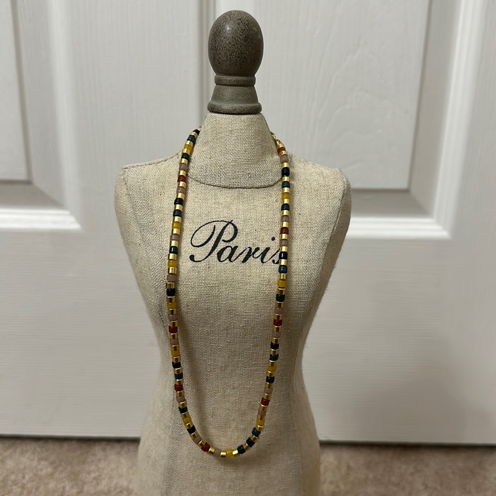 **SOLD** Madewell Multicolor Beaded Necklace